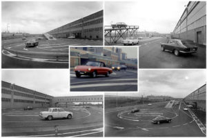 Foto storiche della pista prova dell'Alfa Romeo